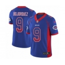 Men's Nike Buffalo Bills #9 Corey Bojorquez Limited Royal Blue Rush Drift Fashion NFL Jersey