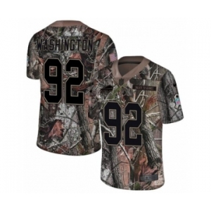 Men's Nike Buffalo Bills #92 Adolphus Washington Limited Camo Rush Realtree NFL Jersey