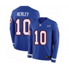 Nike Buffalo Bills #10 Jeremy Kerley Limited Royal Blue Therma Long Sleeve NFL Jersey