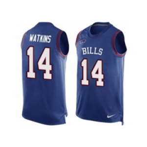 Nike Buffalo Bills #14 Sammy Watkins Royal Blue Team Color Men's Stitched NFL Limited Tank Top Jersey