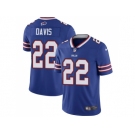 Nike Buffalo Bills #22 Vontae Davis Royal Blue Team Color Men Stitched NFL Vapor Untouchable Limited Jersey