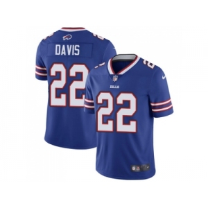 Nike Buffalo Bills #22 Vontae Davis Royal Blue Team Color Men Stitched NFL Vapor Untouchable Limited Jersey