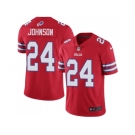 Nike Buffalo Bills #24 Taron Johnson Red Men Stitched NFL Limited Rush Jersey