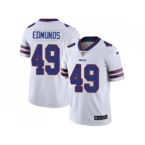 Nike Buffalo Bills #49 Tremaine Edmunds White Men Stitched NFL Vapor Untouchable Limited Jersey