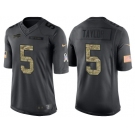 Nike Buffalo Bills #5 Tyrod Taylor Men's Stitched Black NFL Salute to Service Limited Jerseys