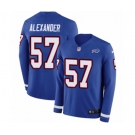 Nike Buffalo Bills #57 Lorenzo Alexander Limited Royal Blue Therma Long Sleeve NFL Jersey