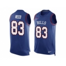 Nike Buffalo Bills #83 Andre Reed Royal Blue Team Color Men's Stitched NFL Limited Tank Top Jersey