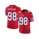 Nike Buffalo Bills #98 Star Lotulelei Red Men Stitched NFL Limited Rush Jersey