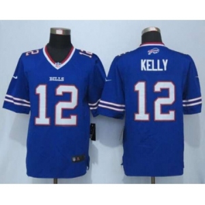 nike nfl jerseys buffalo bills #12 jim kelly blue[nike Limited]