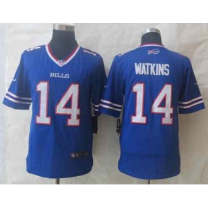 nike nfl jerseys buffalo bills #14 watkins blue[nike limited][watkins]