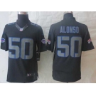 nike nfl jerseys buffalo bills #50 alonso black[nike impact limited][alonso]