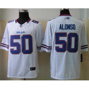 nike nfl jerseys buffalo bills #50 alonso white[nike limited][alonso]