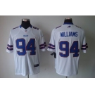 nike nfl jerseys buffalo bills #94 williams white[nike limited]