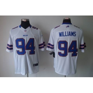 nike nfl jerseys buffalo bills #94 williams white[nike limited]