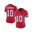 Women Nike Buffalo Bills #10 Deonte Thompson Limited Red Rush Vapor Untouchable NFL Jersey