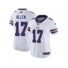 Women Nike Buffalo Bills #17 Josh Allen White Stitched NFL Vapor Untouchable Limited Jersey