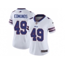 Women Nike Buffalo Bills #49 Tremaine Edmunds White Stitched NFL Vapor Untouchable Limited Jersey