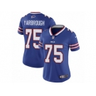 Women Nike Buffalo Bills #75 Eddie Yarbrough Royal Blue Team Color Vapor Untouchable Limited Player NFL Jersey