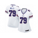 Women Nike Buffalo Bills #79 Jordan Mills Game White NFL Jersey