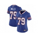 Women Nike Buffalo Bills #79 Jordan Mills Royal Blue Team Color Vapor Untouchable Limited Player NFL Jersey