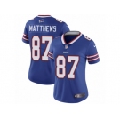 Women Nike Buffalo Bills #87 Jordan Matthews Royal Blue Team Color Vapor Untouchable Limited Player NFL Jersey