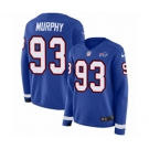 Women Nike Buffalo Bills #93 Trent Murphy Limited Royal Blue Therma Long Sleeve NFL Jersey