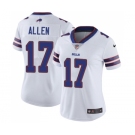 Women's Bills #17 Josh Allen White Vapor Untouchable Limited Stitched NFL Jersey