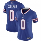 Women's Buffalo Bills #0 Keon Coleman Blue Vapor Football Stitched Jersey