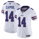 Women's Buffalo Bills #14 Chase Claypool White Vapor Football Stitched Jersey