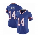 Women's Buffalo Bills #14 Stefon Diggs Royal Blue Vapor Untouchable Stitched NFL Nike Limited Jersey