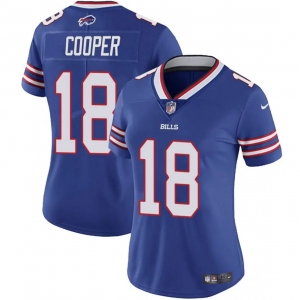 Women's Buffalo Bills #18 Amari Cooper Royal Vapor Stitched Football Jersey