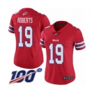 Women's Buffalo Bills #19 Andre Roberts Limited Red Rush Vapor Untouchable 100th Season Football Jersey