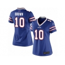 Women's Nike Buffalo Bills #10 Philly Brown Limited Royal Blue Team Color NFL Jersey