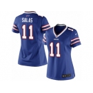 Women's Nike Buffalo Bills #11 Greg Salas Limited Royal Blue Team Color NFL Jersey