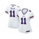 Women's Nike Buffalo Bills #11 Greg Salas Limited White NFL Jersey