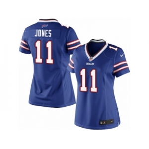 Women's Nike Buffalo Bills #11 Zay Jones Limited Royal Blue Team Color NFL Jersey