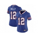 Women's Nike Buffalo Bills #12 Jim Kelly Vapor Untouchable Limited Royal Blue Team Color NFL Jersey