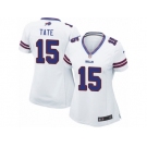 Women's Nike Buffalo Bills #15 Brandon Tate Limited White NFL Jersey