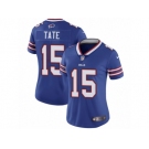 Women's Nike Buffalo Bills #15 Brandon Tate Vapor Untouchable Limited Royal Blue Team Color NFL Jersey