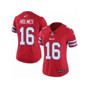 Women's Nike Buffalo Bills #16 Andre Holmes Limited Red Rush NFL Jersey