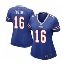 Women's Nike Buffalo Bills #16 Robert Foster Game Royal Blue Team Color NFL Jersey