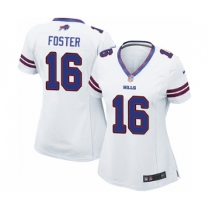 Women's Nike Buffalo Bills #16 Robert Foster Game White NFL Jersey