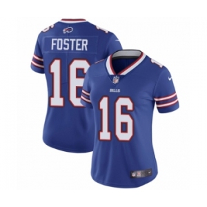 Women's Nike Buffalo Bills #16 Robert Foster Royal Blue Team Color Vapor Untouchable Elite Player NFL Jersey