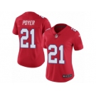 Women's Nike Buffalo Bills #21 Jordan Poyer Limited Red Rush NFL Jersey