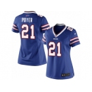 Women's Nike Buffalo Bills #21 Jordan Poyer Limited Royal Blue Team Color NFL Jersey