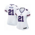 Women's Nike Buffalo Bills #21 Jordan Poyer Limited White NFL Jersey