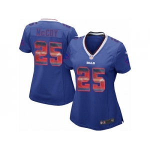 Women's Nike Buffalo Bills #25 LeSean McCoy Limited Royal Blue Strobe NFL Jersey