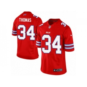 Women's Nike Buffalo Bills #34 Thurman Thomas Limited Red Rush NFL Jersey