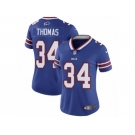 Women's Nike Buffalo Bills #34 Thurman Thomas Vapor Untouchable Limited Royal Blue Team Color NFL Jersey