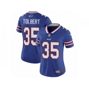 Women's Nike Buffalo Bills #35 Mike Tolbert Vapor Untouchable Limited Royal Blue Team Color NFL Jersey